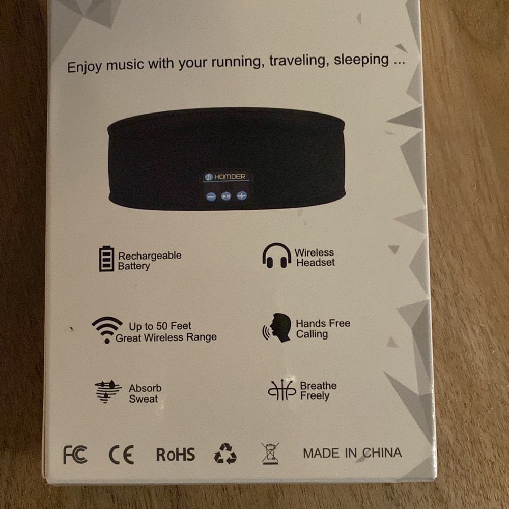 Bluetooth Running Headband - Picture 3 of 4